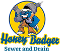 Honey Badger Sewer and Drain Logo